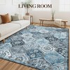 Area Rug, Rugs for Living Room, Washable Rug, Vintage Rugs for Entryway, Traditional Floor Cover, Thin Carpet, Kitchen Distressed Non Slip Mat - 4 of 4