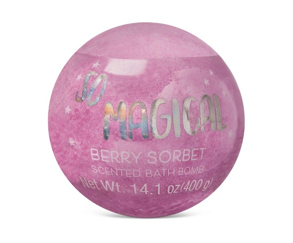 Holiday - Giant Swirl Bath Bomb Pink - 14.1oz - Target Beauty&#153;