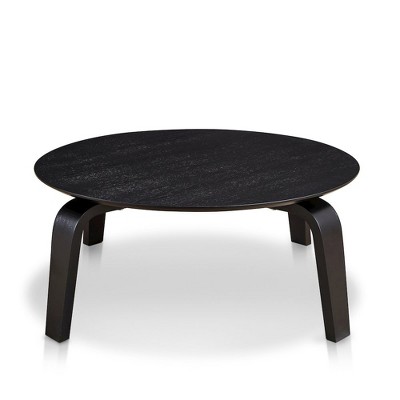 Omax Decor,Mod Round Shape Mid-Century Wood Coffee Table