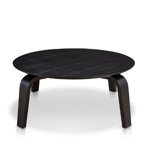 Omax Decor,Mod Round Shape Mid-Century Wood Coffee Table - 1 of 4