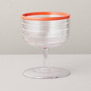 8 fl oz Tritan Plastic Coupe Glass - Hearth & Hand with Magnolia : Target