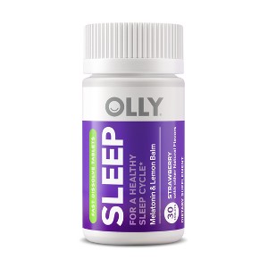OLLY Vegan Sleep Fast Dissolves Multivitamins 3mg Tablets - 30ct - 1 of 4