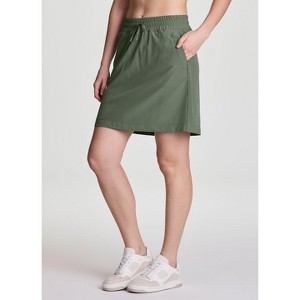 RBX Active Women's Long Length Active Skirt with Built In Shorts, Quick Drying Skort for Workouts, Sports and Travel - 1 of 4