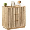 Grungis Wooden Dressers with Storage,Curved Wave Organizer with 6 Drawers for Living Room,Hallway - 3 of 4