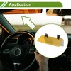 Unique Bargains Universal Car Sun Visor 2 in 1 Adjustable Protect from Glare UV Ray Stray Light ABS 13.39"x5.51" 1 Pc - 3 of 4