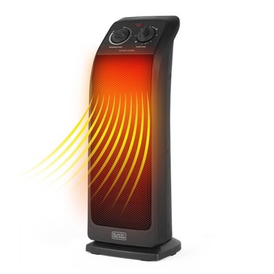 Black+decker Electric Heater With Digital Controls & Led Display, Remote  Control, White : Target