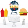 Big Dot of Happiness Fire Up the Grill - Summer BBQ Picnic Party Centerpiece Sticks - Table Toppers - Set of 15 - 3 of 4