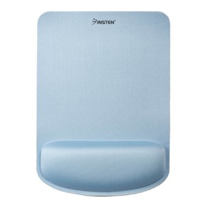 Insten Mouse Pad with Wrist Support Rest, Ergonomic Support, Pain Relief Memory Foam, Non-Slip Rubber Base, Rectangle, 9.8 x 7.1 inches - 1 of 4