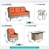 XIZZI OUTDOOR SWIVEL ROCKER SETS: 3-PC Rocker + Modular Sofa & Fire Pit Options - All-Weather Fabric, 8 Color Choices for Patio, Garden, Poolside - 2 of 4