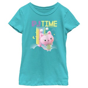 Girl's DreamWorks: Gabby's Dollhouse Kitty Fairy PJ Time T-Shirt - 1 of 4