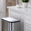 Whizmax Stainless Steel Gallon Trash Can with Lid, Foot Pedal Step Bin, Removable Inner Bucket for Kitchen, Office, Bedroom & Living Room - 3 of 4