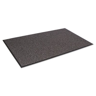 2'x3' Rectangle Solid Olefin Floor Mat Brown - Crown