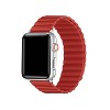 Posh Tech Kinsley Magnetic Silicone Band for Apple Watch - Red - 2 of 4