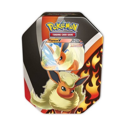 Pokémon Trading Card Game: Eevee Evolutions Tin Flareon V