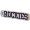 MLB Colorado Rockies Chunky Wood Wall Sign - 2 of 4