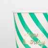 Meri Meri Stripe Happy Birthday Cups (Pack of 8) - image 2 of 4