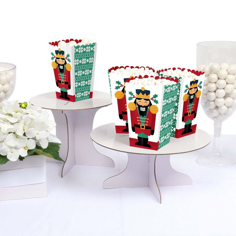 Big Dot of Happiness Christmas Nutcracker - Holiday Party Favor Popcorn Treat Boxes - Set of 12, 3 of 6
