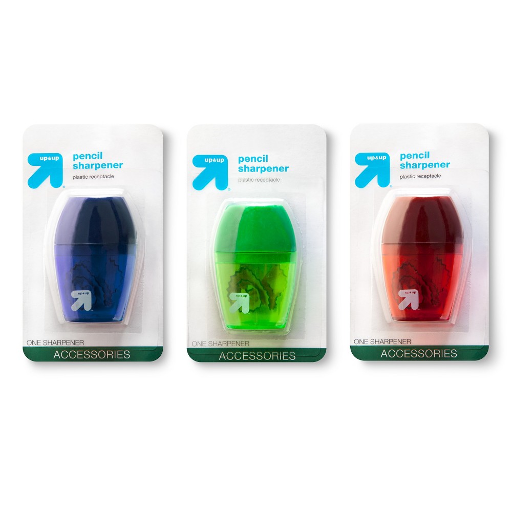Pencil Sharpener 1 Hole 1ct Colors Vary - Up&Up was $0.99 now $0.5 (49.0% off)