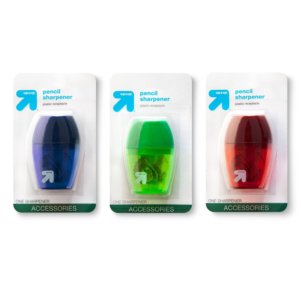 Pencil Sharpener 1 Hole 1ct Colors Vary - Up&Up was $0.99 now $0.5 (49.0% off)