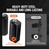 VEVOR Sliding Gate Kit, 6” Rolling Gate Hardware Kit C-type Bracket, Heavy Duty Sliding Gate Rollers for Connect Tracks Door Frames,Black - 3 of 4