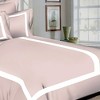 Linen Classique 320TC Hotel Style Soft Pink Duvet Set - 3 of 3