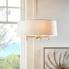 Modern Hanging Ceiling Lamps Luxury Hanging Pendant Ceiling Lights 5-Light Drum Shade Chandelier Contemporary Pendant Light For Bedroom Living Room - 3 of 4