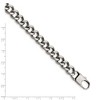 Black Bow Jewelry Men's Stainless Steel Polished Curb Chain 8.5 Inch Bracelet - 4 of 4