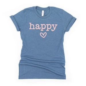 The Juniper Shop Happy Heart Girls Short Sleeve Tee - 1 of 2