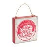 Christmas Cabin and Trails Ornaments MDF Sentiment Signs Set of 4 by Melrose - 3 of 3
