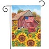 Briarwood Lane Garden Flag 12x18 For Outdoor Sunflower Barn Fall For Fall Garden Flag Flags For Outside - 2 of 4