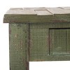 Alfred End Table - AMH4094A - Antique Green - Safavieh Couture - 3 of 4