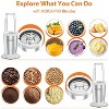 KOIOS PRO Professional Portable Bullet Blender Set with 6-Edge Blade, Coffee Grinder, 3 Large & Small To-Go Cups, and 2 Spout Drinking Lids - 3 of 4