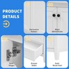 24" Bathroom Vanity with Single Sink Combo, Modern Bathroom Storage Cabinet With Drawers, Freestanding Bathroom Vanity Cabinet - 3 of 4