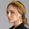 Unique Bargains Textured Cotton Knot Headband Soft Hairband for Women 1.3 Inch Wide 1Pcs - 3 of 4
