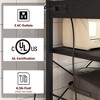 Kitchen Bakers Rack with Power Outlet, Microwave Oven Stand Kitchen Shelf - 4 of 4