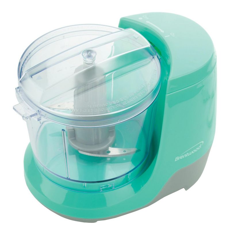 Brentwood 1.5 Cup Mini Food Chopper in Blue, 2 of 5