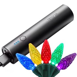 Celebrations Platinum LED C6 Multicolored 50 CT String Smart-Enabled Christmas Lights 16.3 FT - 1 of 4