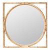 bali & pari Bayan Japandi Natural Rattan Wall Mirror - 2 of 4