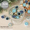 Big Dot of Happiness Strike Up the Fun - Bowling - Birthday Party or Baby Shower Small Round Candy Stickers - Party Favor Labels - 324 Count - 2 of 4