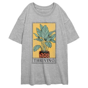 Junior's Lost Gods Thriving Tarot Card Oversized T-Shirt - 1 of 2