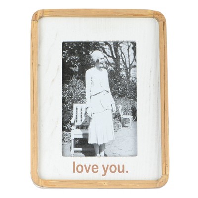 4" x 6" Wood "Love You" Single Photo Frame - 3R Studios