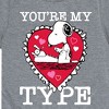 Boys' - Peanuts - You're My Type Short Sleeve Graphic T-Shirt - 2 of 4
