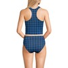 Lands' End Women's Chlorine Resistant High Neck Racerback Midkini Swimsuit Top - 2 of 3