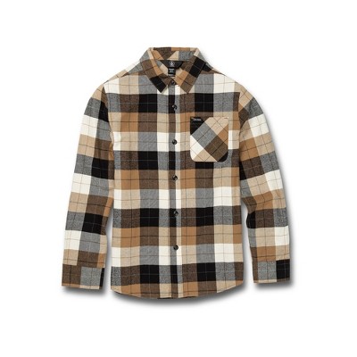 volcom circle flannel jacket