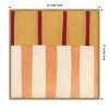 Amanti Art Broken Stripes 3 by Laura Nugent Canvas Wall Art Print Framed 22 x 22-in. - 4 of 4