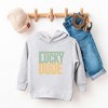 The Juniper Shop Block Checkered Lucky Dude Toddler Graphic Hoodie - 2 of 3