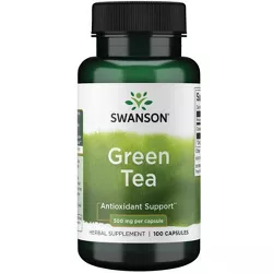 Swanson Green Tea 500 mg 100 Caps