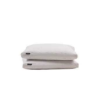Jumbo 2pk Microfiber Medium Firm 2" Gusset Feather And Down Pillow - Beautyrest