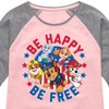 Girls' - Paw Patrol - Americana Shirt Tail Raglan Graphic T-shirt - 2 of 4