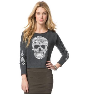 Aeropostale Womens Southwest Skull Sweatshirt - 1 of 3